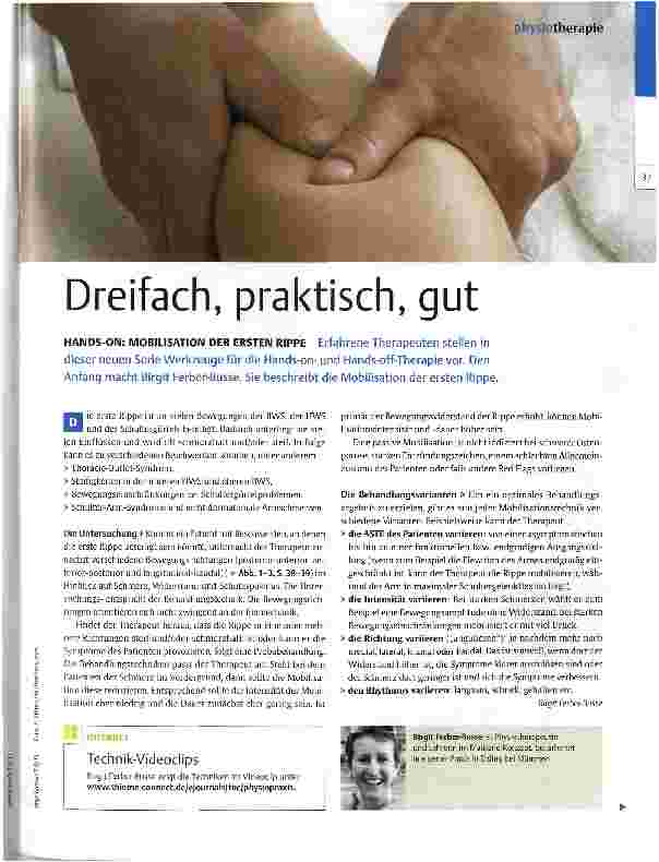 Vorschauseite 1: Dreifach, praktisch, gut