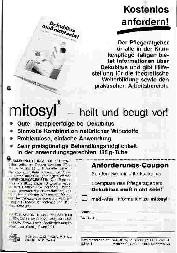 Vorschauseite 4: Dekubitus - ein pflegerisches Problem?