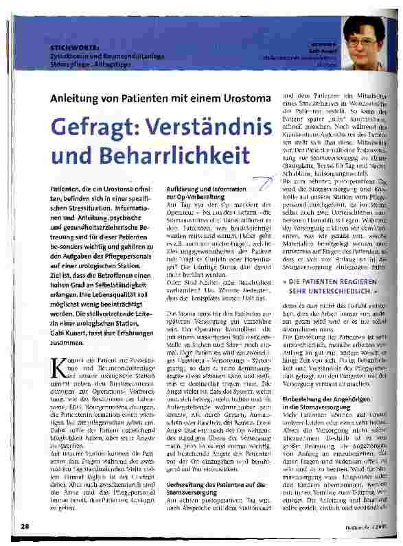 Vorschauseite 1: Gefragt: Verständnis und Beharrlichkeit