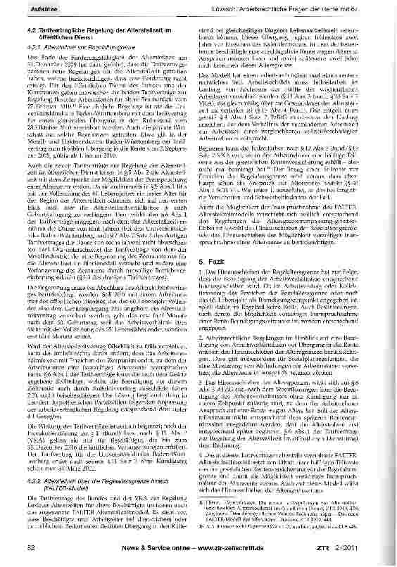 Vorschauseite 5: Arbeitsrechtliche Fragen der Rente mit 67