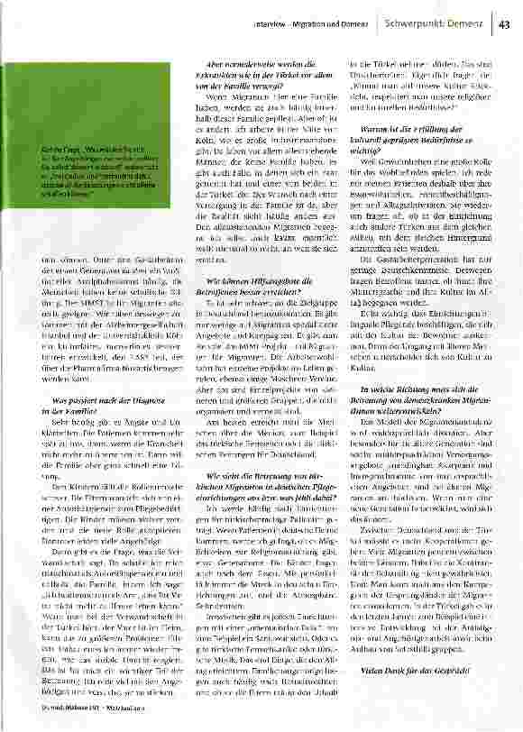 Vorschauseite 2: Nimmt man auf unsere Kultur Rücksicht?