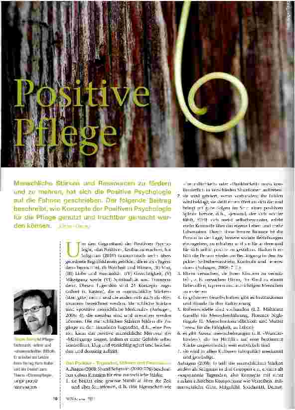 Vorschauseite 1: Positive Pflege