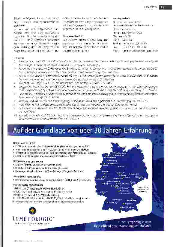 Vorschauseite 5: Bi-digital gestielter Filetlappen zur Deckung eines vollschichtigen Gewebedefektes der Mittelhand