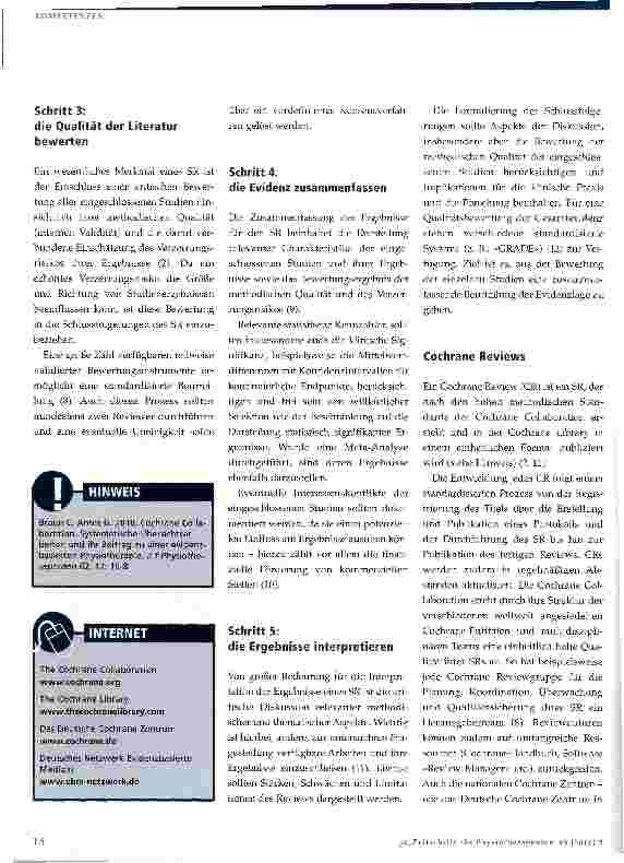 Vorschauseite 3: Systematische Reviews