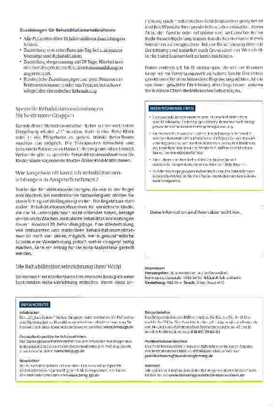 Vorschauseite 2: Medizinische Rehabilitation