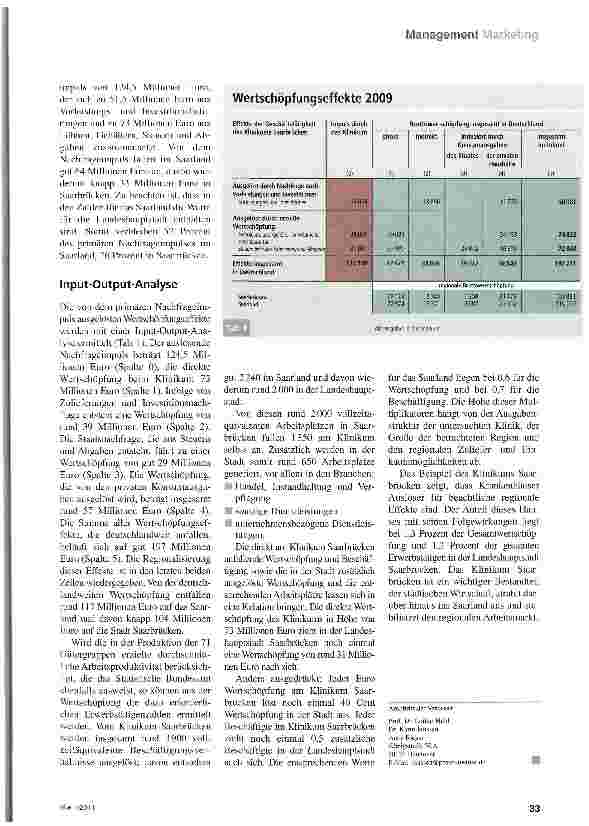 Vorschauseite 3: Wirtschaftsfaktor Krankenhaus