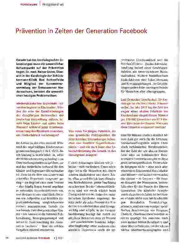 Vorschauseite 1: Prävention in Zeiten der Generation Facebook
