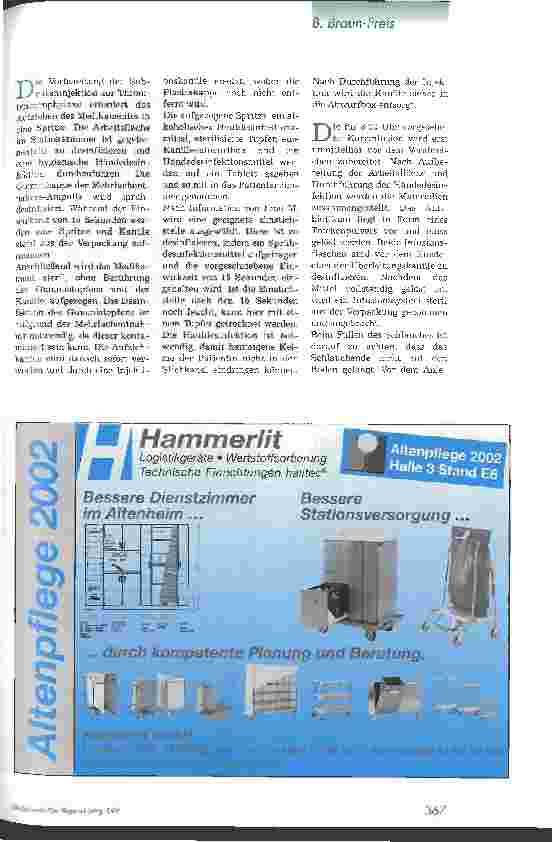 Vorschauseite 4: Hygienemaßnahmen - permanente Herausforderung im Praxisalltag