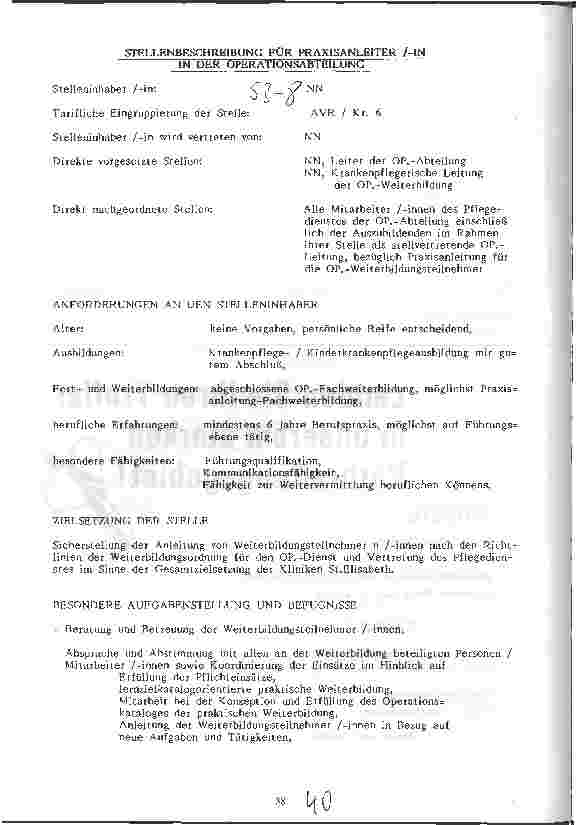 Vorschauseite 1: Stellenbeschreibungen Beispiele aus der Praxis