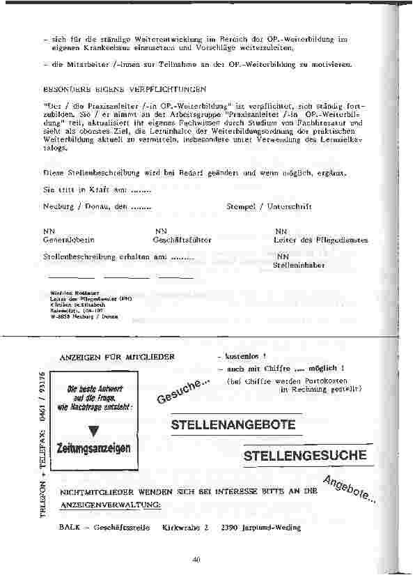 Vorschauseite 3: Stellenbeschreibungen Beispiele aus der Praxis