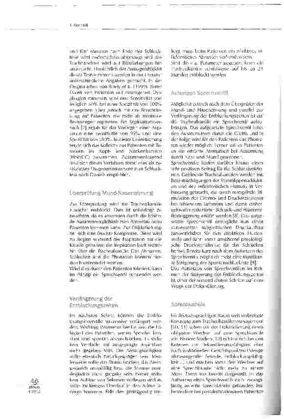 Vorschauseite 2: Die Entwöhnung von der Trachealkanüle- Dekanülierungsmanagement