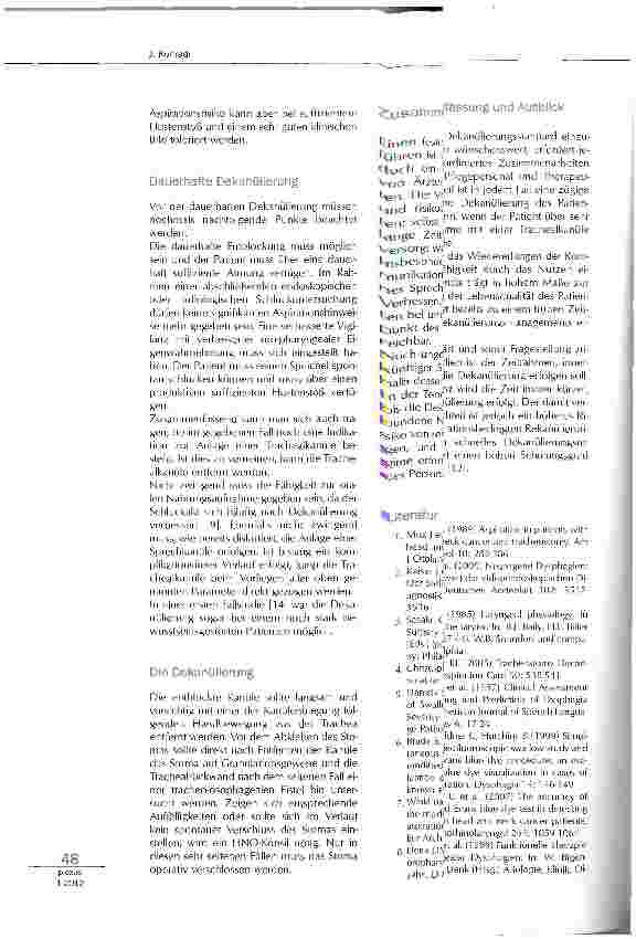 Vorschauseite 4: Die Entwöhnung von der Trachealkanüle- Dekanülierungsmanagement