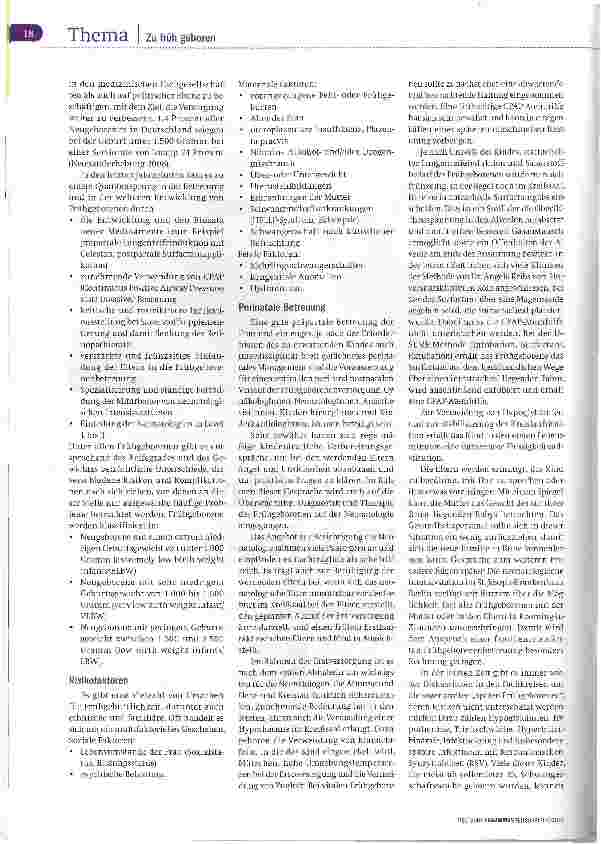 Vorschauseite 2: Medizin für die Kleinsten