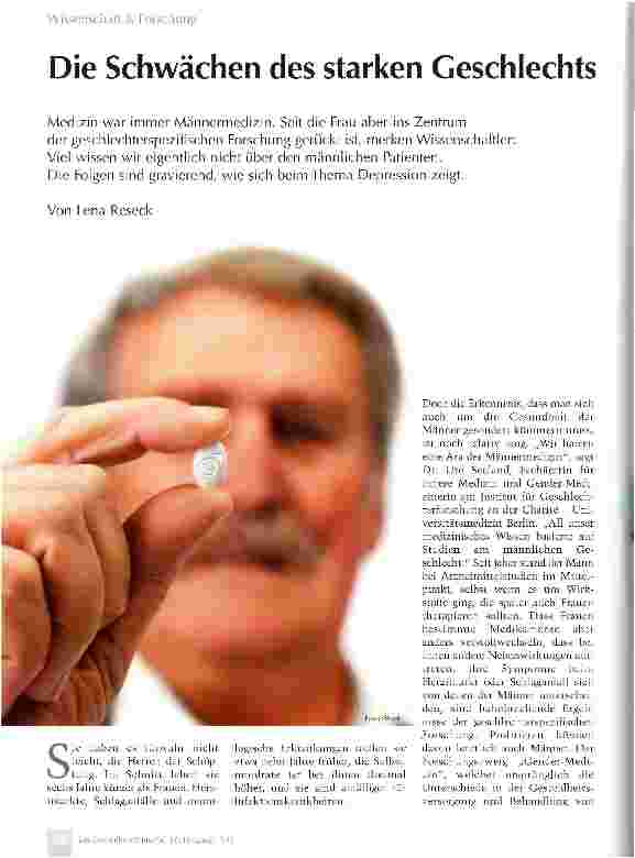 Vorschauseite 1: Die Schwächen des starken Geschlechts