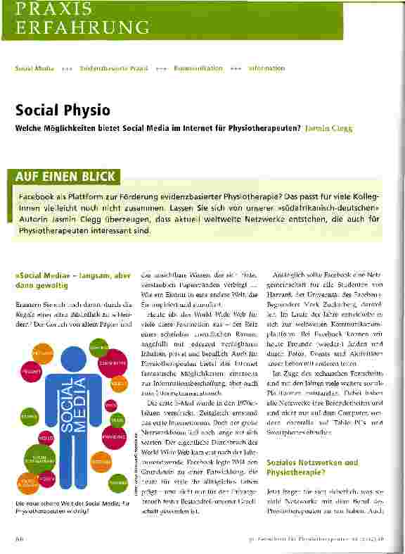 Vorschauseite 1: Social Physio