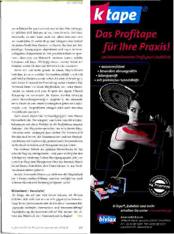 Vorschauseite 2: Social Physio