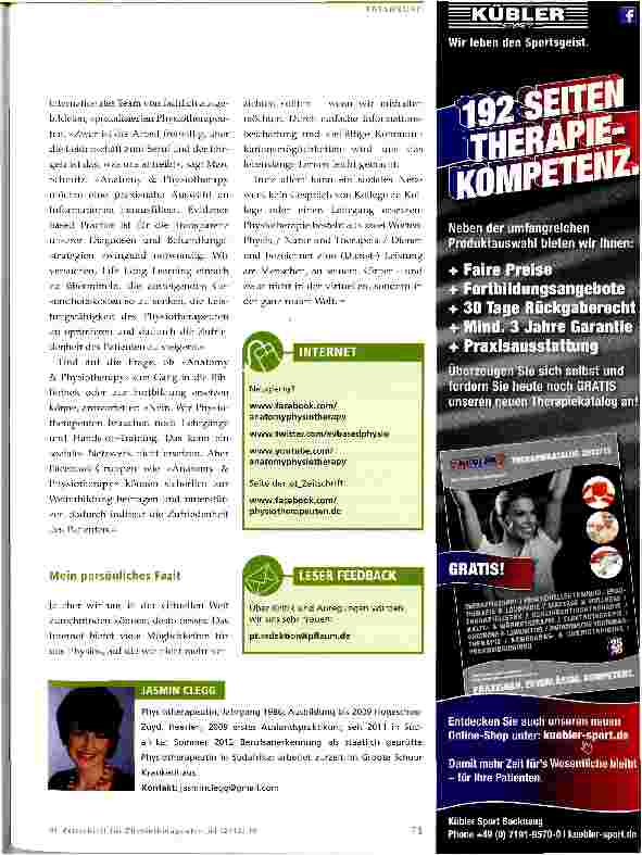 Vorschauseite 4: Social Physio