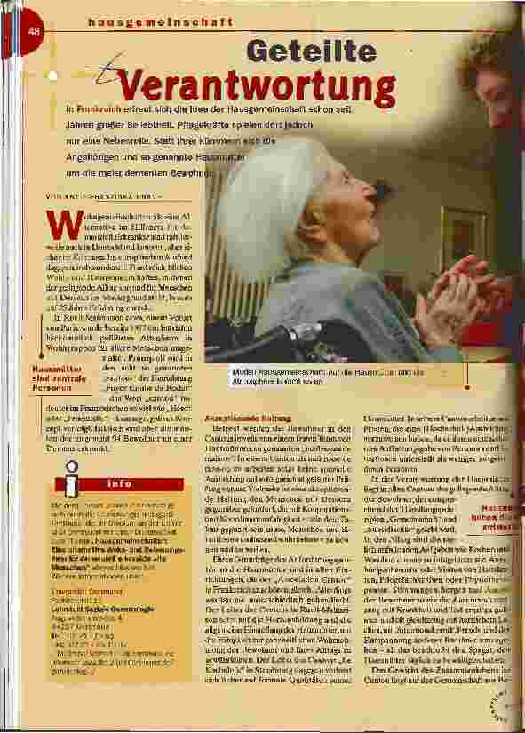 Vorschauseite 1: Geteilte Verantwortung