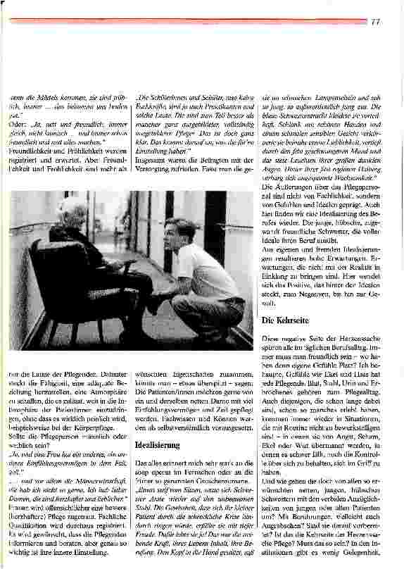 Vorschauseite 2: Pflege zwischen Herz und Kommerz
