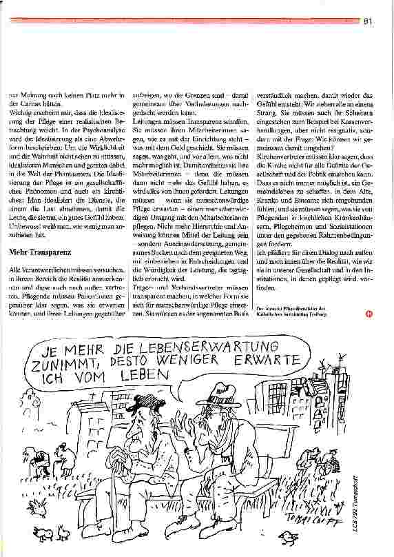 Vorschauseite 6: Pflege zwischen Herz und Kommerz