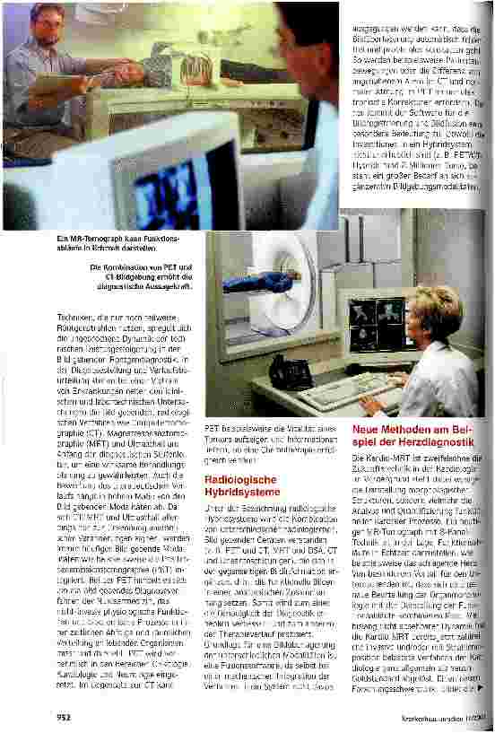 Vorschauseite 2: Mehr Informationen aus Digitalbildern Neuere Entwicklungen bei den Bild gebenden Verfahren