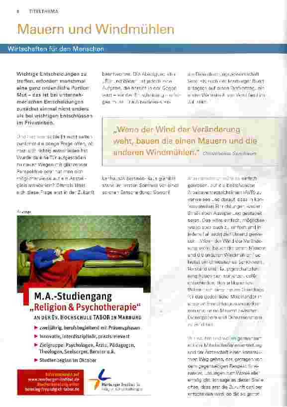 Vorschauseite 1: Mauern und Windmühlen