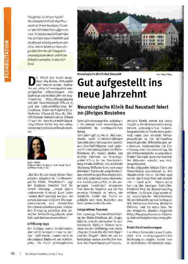 Vorschauseite 1: Gut aufgestellt ins neue Jahrzehnt