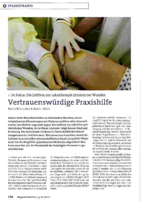 Vorschauseite 1: Vertrauenswürdige Praxishilfe