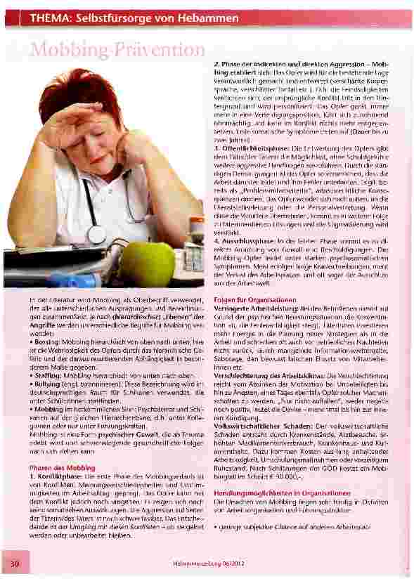 Vorschauseite 2: Ein gutes Arbeitsklima ist die beste Mobbing-Prävention