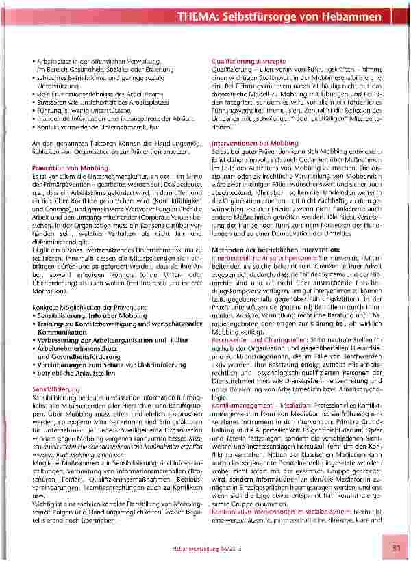 Vorschauseite 3: Ein gutes Arbeitsklima ist die beste Mobbing-Prävention