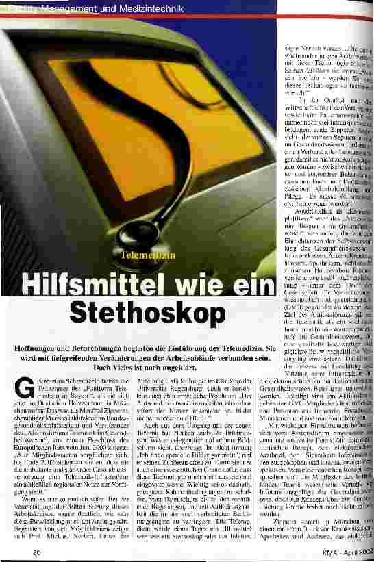 Vorschauseite 1: Hilfsmittel wie ein Stethoskop