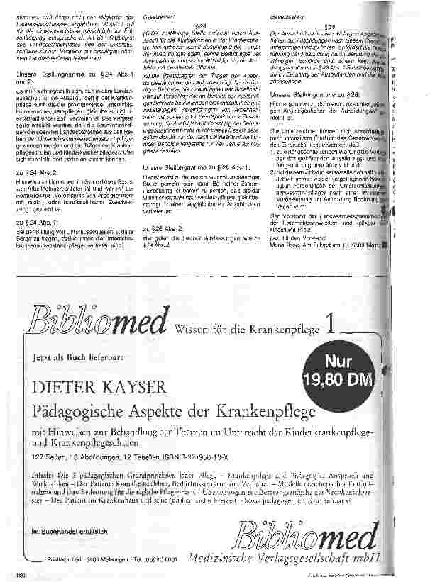Vorschauseite 3: Mitteilung der Arbeitsgemeinschaft der Unterrichtsschwestern und Unterrichtspfleger in Rheinland-Pfalz