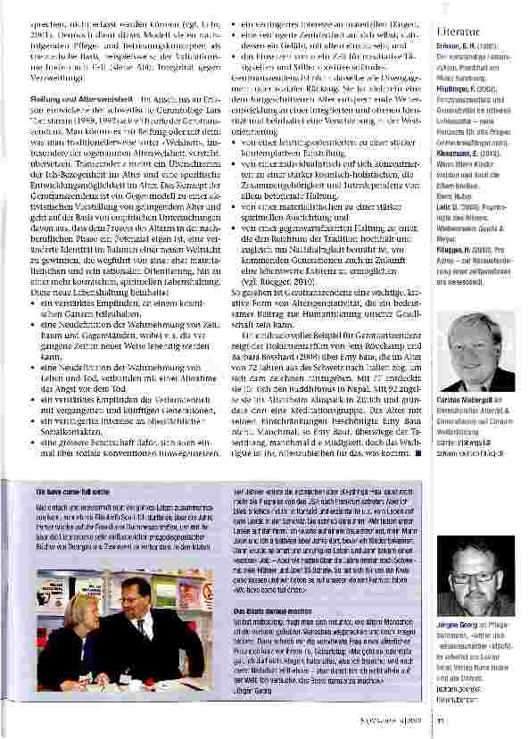 Vorschauseite 3: Integrität und Gerotranszendenz