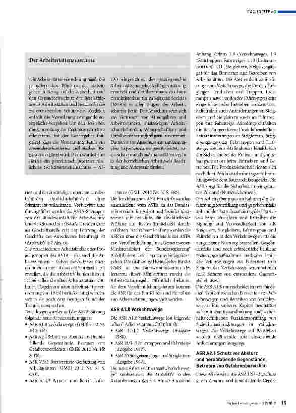 Vorschauseite 2: Entwicklung eines Technischen Regelwerkes