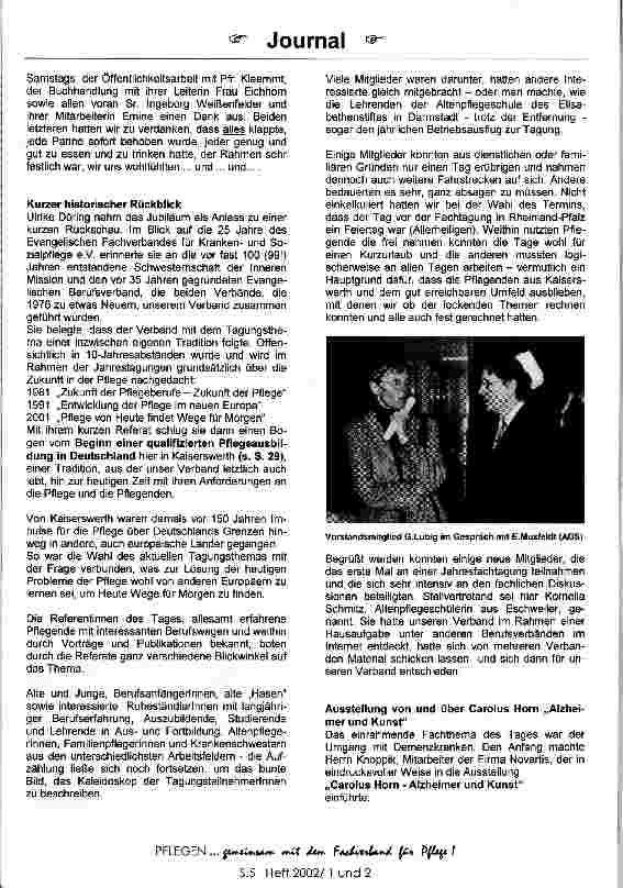 Vorschauseite 2: 25 Jahre Evangelischer Fachverband Ein Grund zum Feiern!