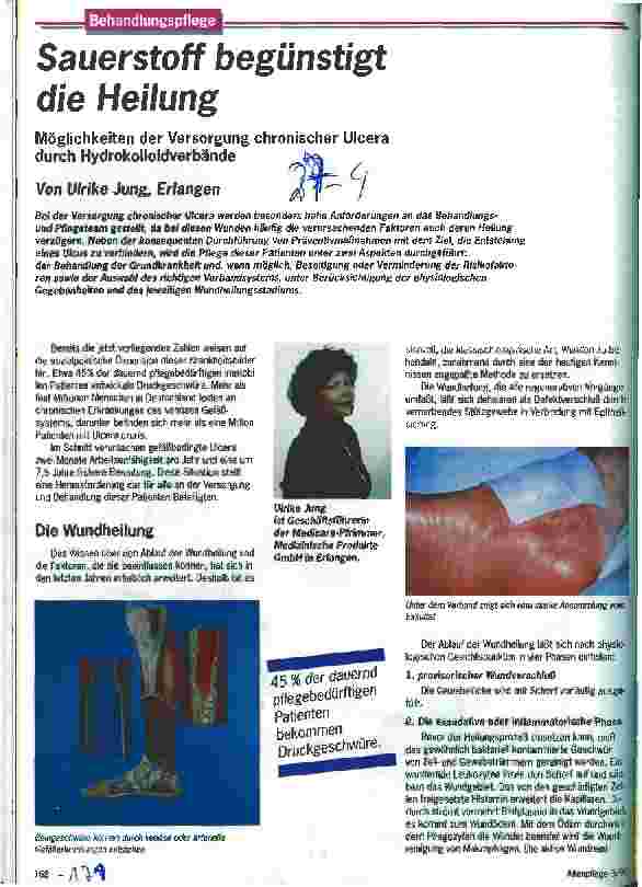 Vorschauseite 1: Sauerstoff begünstigt die Heilung