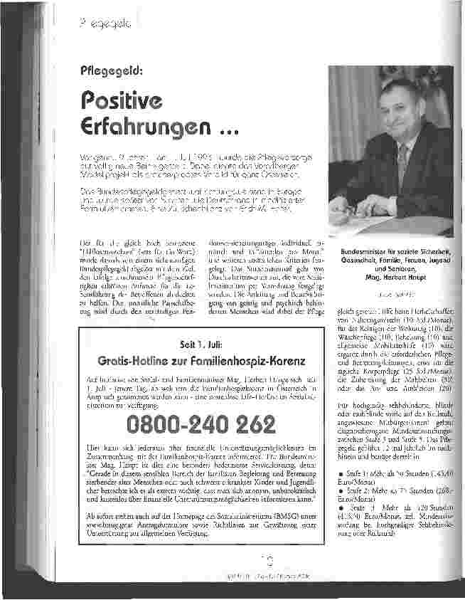 Vorschauseite 1: Positive Erfahrungen ...