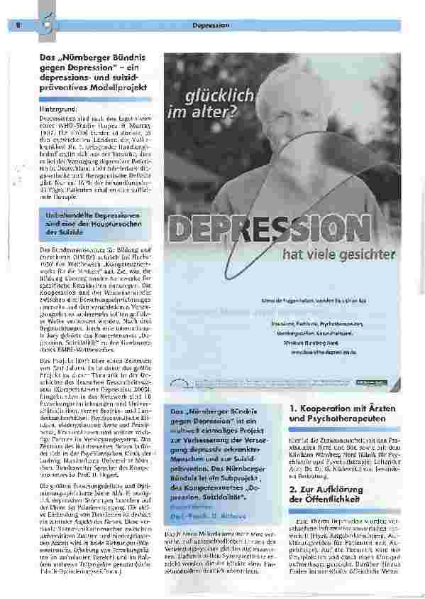 Vorschauseite 5: Volkskrankheit Depression