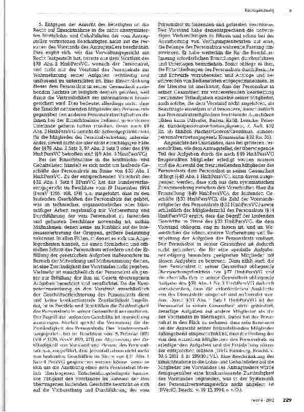 Vorschauseite 4: Einsicht in Gehaltslisten