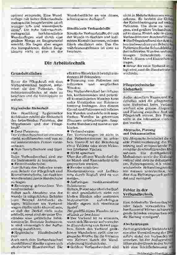 Vorschauseite 4: Pflege in Therapie und Diagnostik 15.Folge: Verbandwechsel