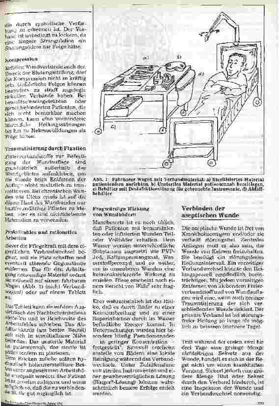Vorschauseite 5: Pflege in Therapie und Diagnostik 15.Folge: Verbandwechsel