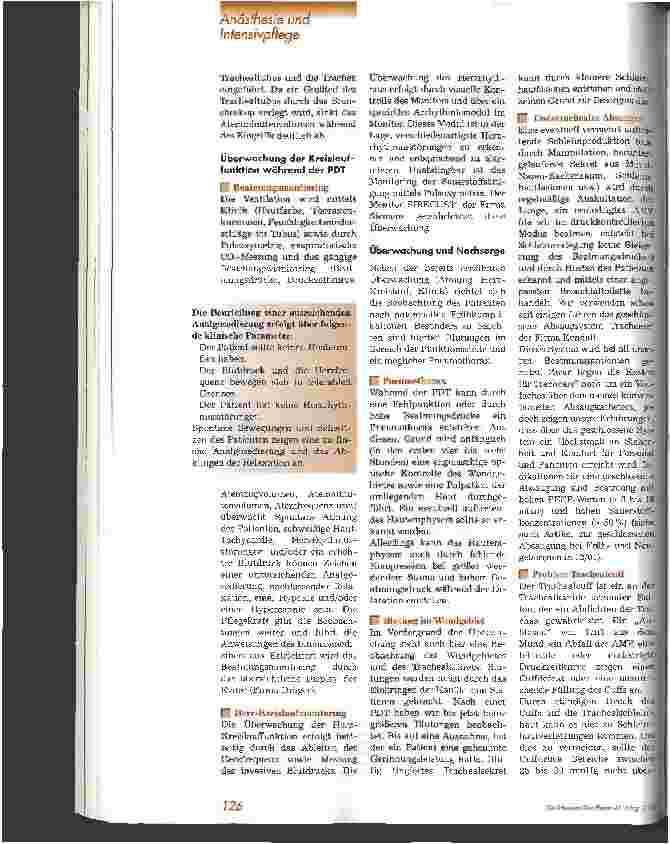 Vorschauseite 5: Die Perkutane Dilatationstracheostomie aus pflegerischer Sicht