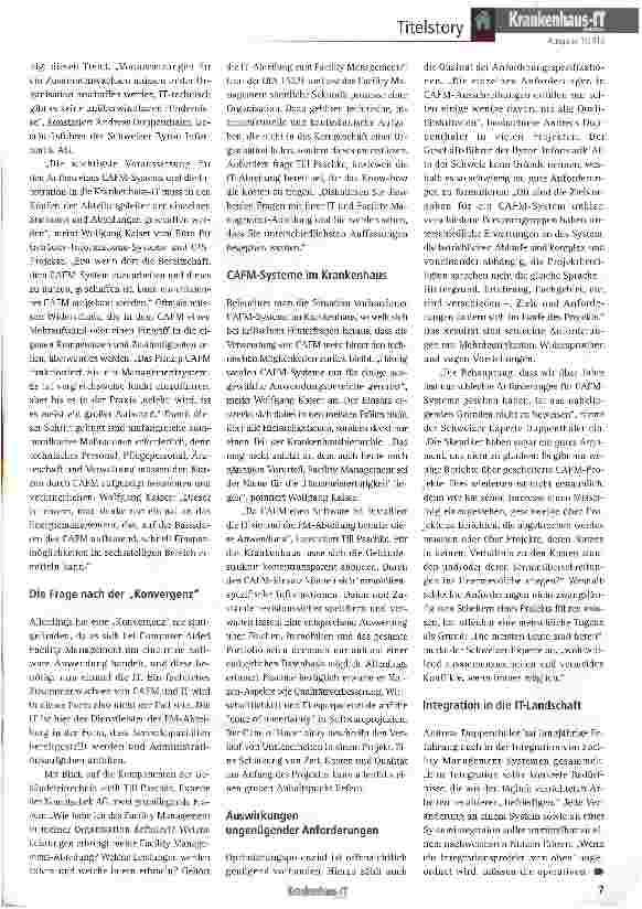 Vorschauseite 2: Facility Management und IT: zwei feindliche Brüder?
