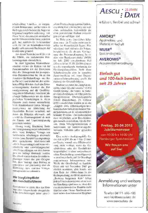 Vorschauseite 2: Achtung, Haftung