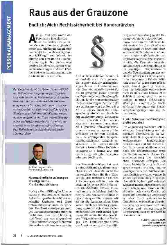 Vorschauseite 1: Raus aus der Grauzone