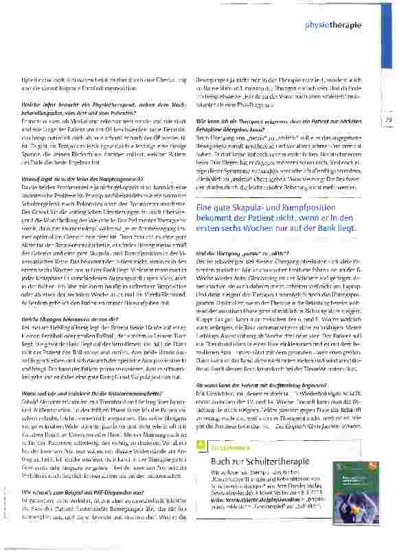 Vorschauseite 4: Meist wird zu spät operiert