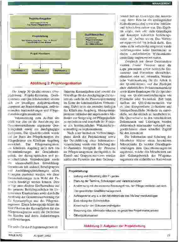 Vorschauseite 2: Praxisbericht: Zertifizierung eines Pflegemanagements