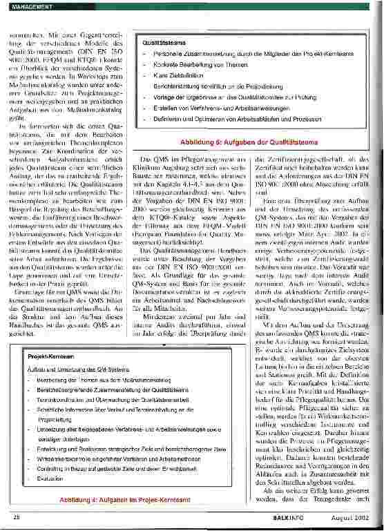 Vorschauseite 3: Praxisbericht: Zertifizierung eines Pflegemanagements