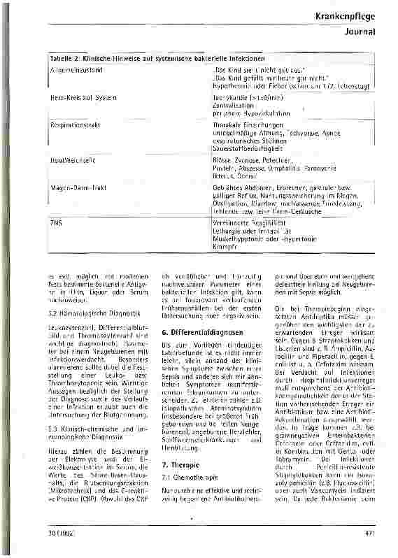 Vorschauseite 3: Die Sepsis des Neugeborenen