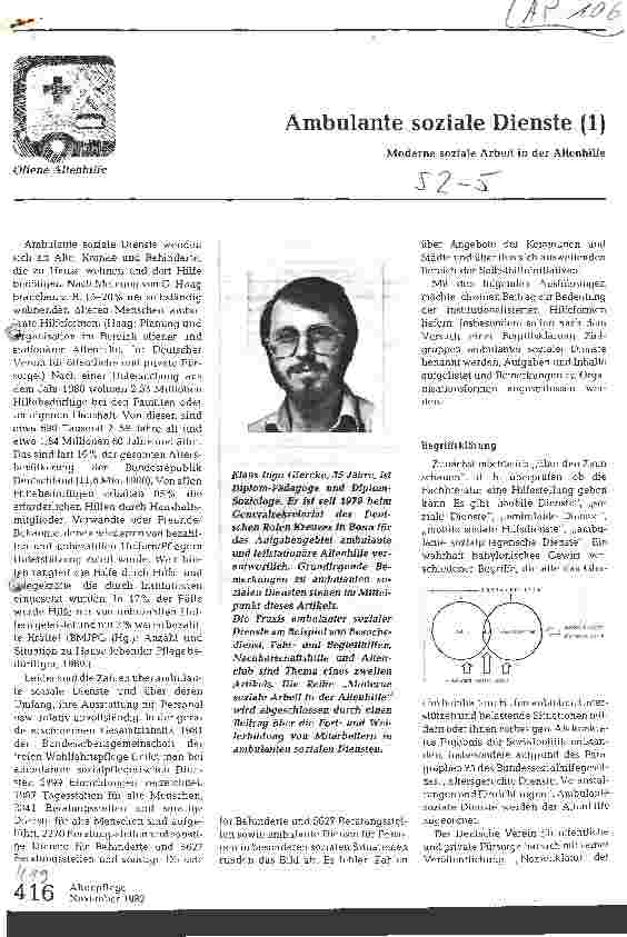Vorschauseite 1: Ambulante soziale Dienste (1)